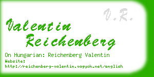 valentin reichenberg business card